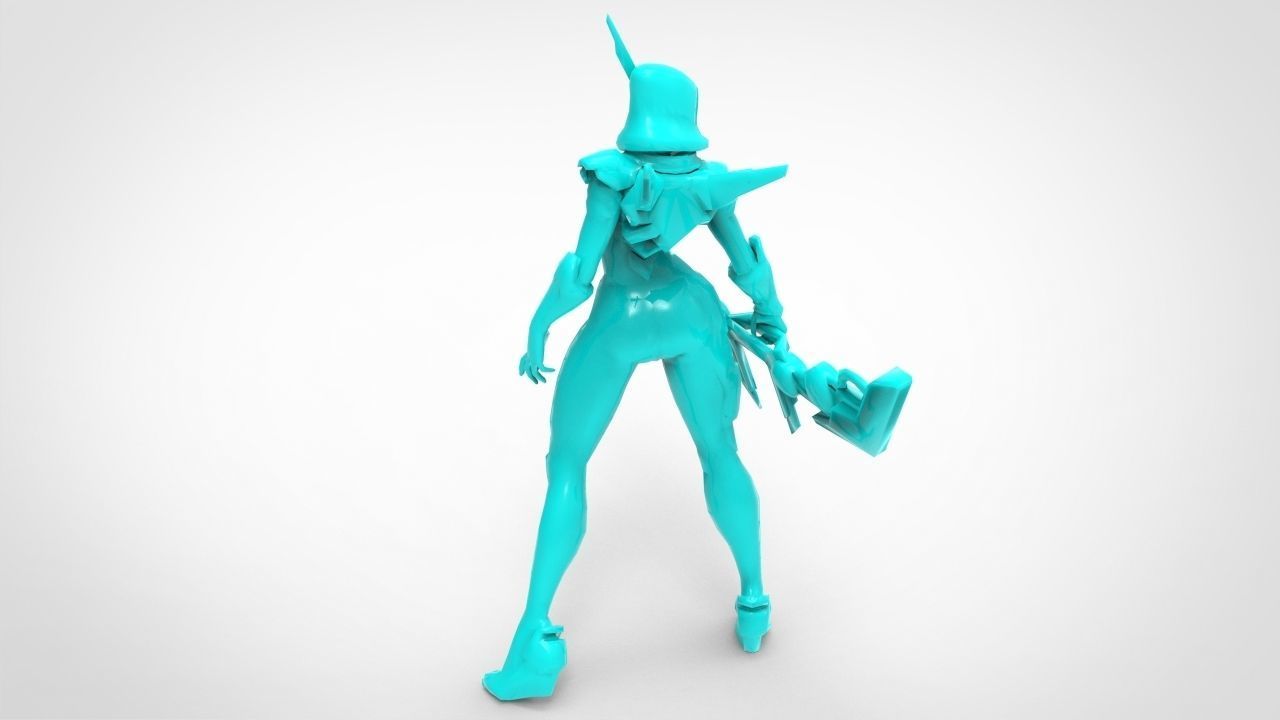 PROJECT Ashe - League of Legends 3D print model_8