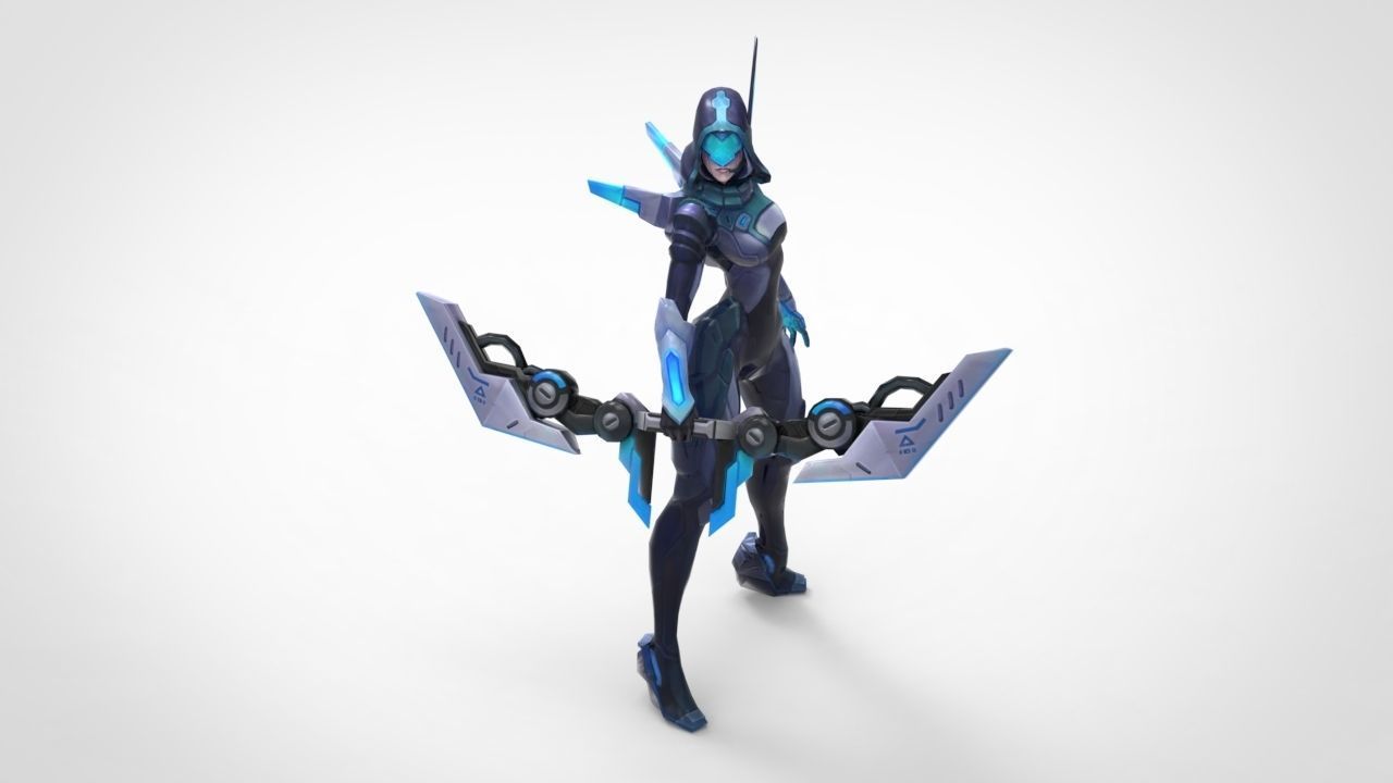 PROJECT Ashe - League of Legends 3D print model_1