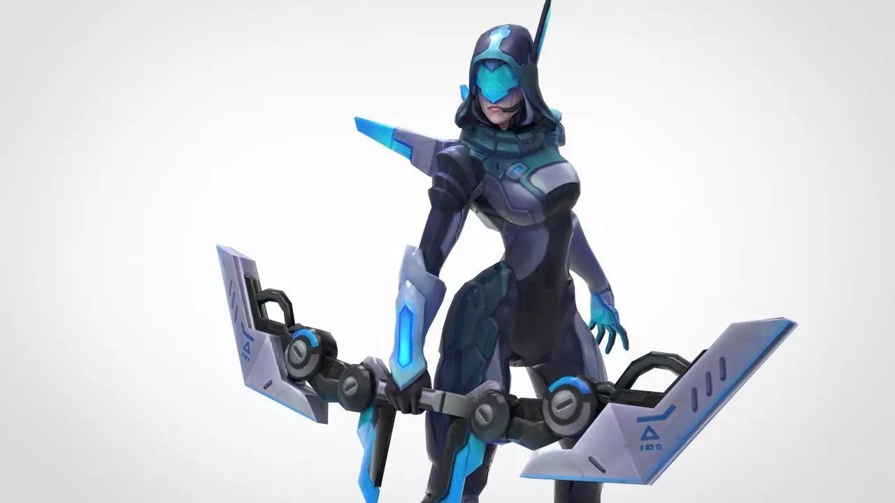 PROJECT Ashe - League of Legends 3D print model_0