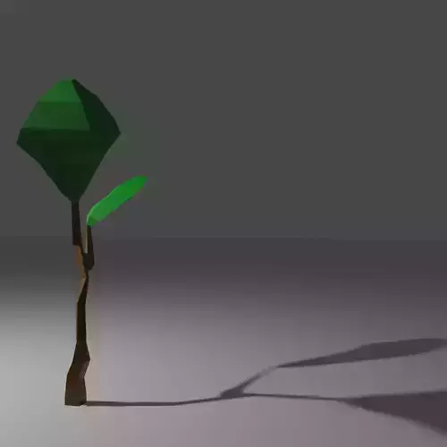 Low poly tree design