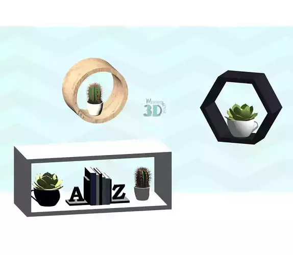 Nicho decorativo 3D model