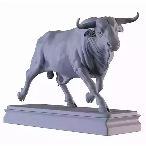 Bull Statue 3D print model