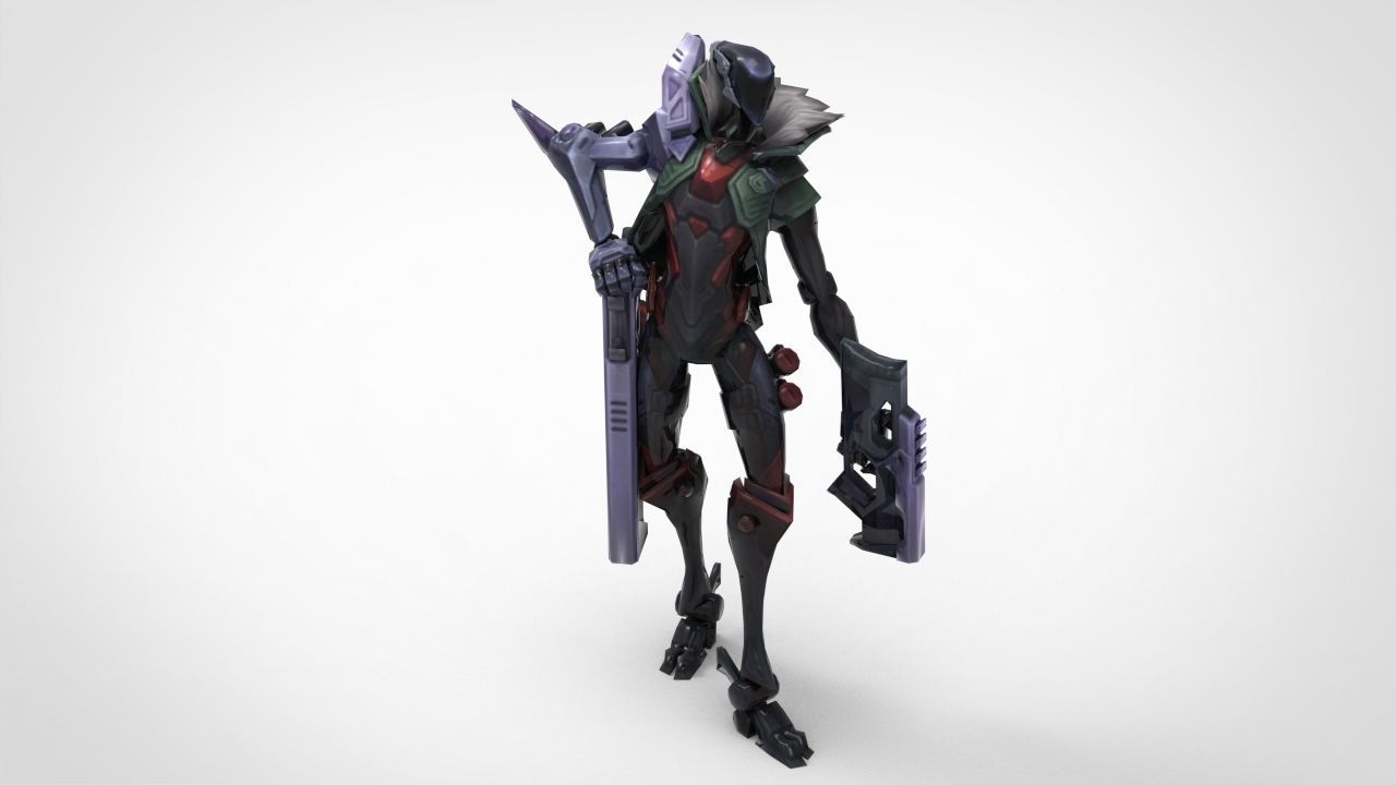 PROJECT Jhin - League of Legends 3D print model_1