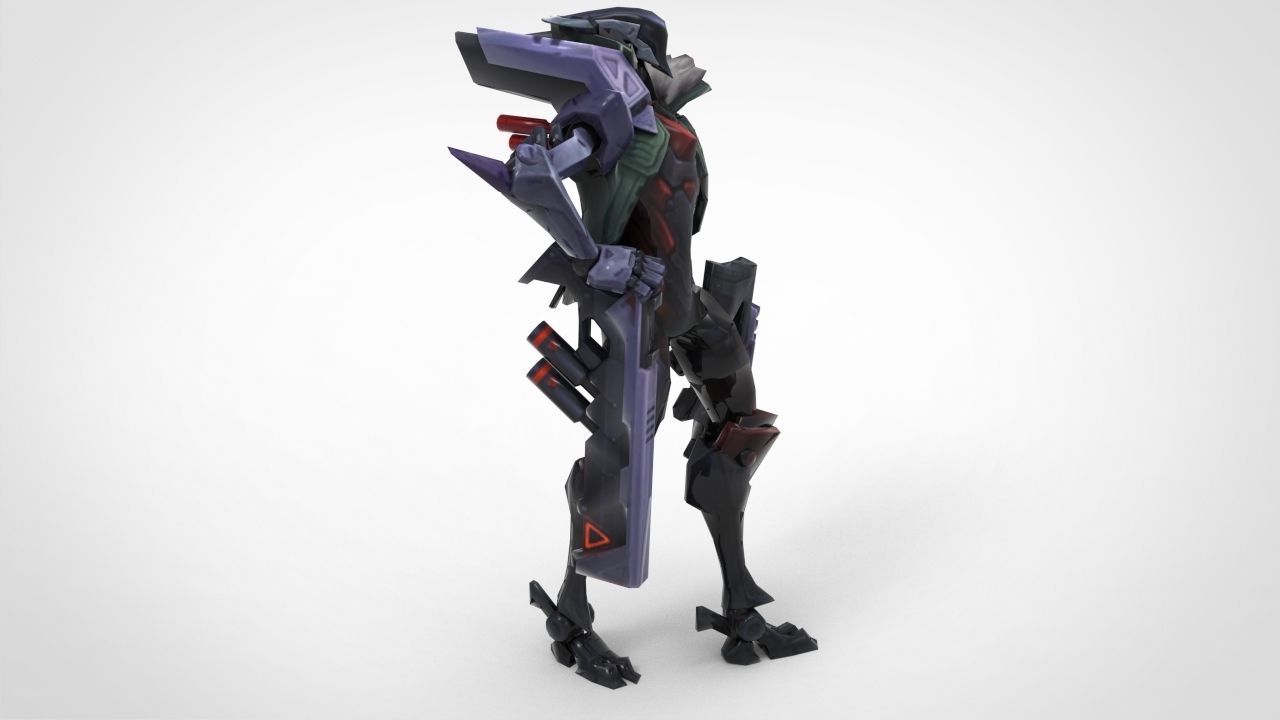 PROJECT Jhin - League of Legends 3D print model_4