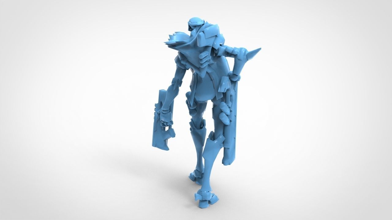 PROJECT Jhin - League of Legends 3D print model_8