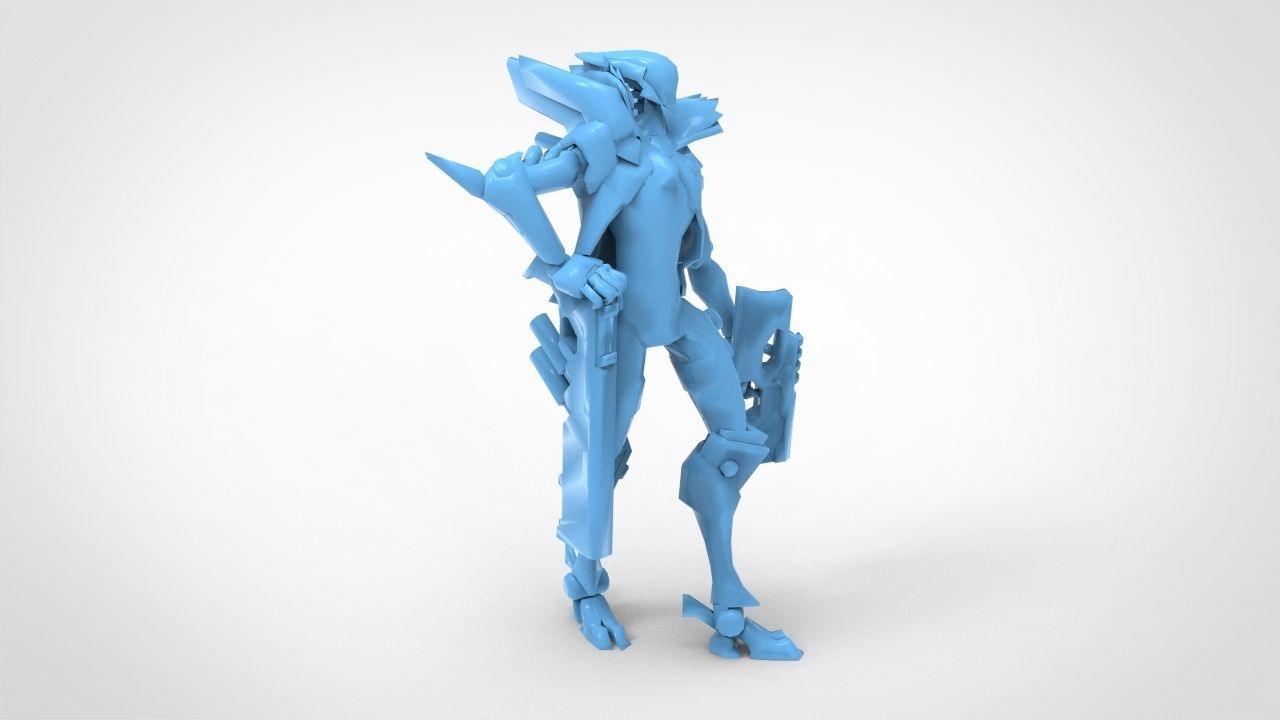 PROJECT Jhin - League of Legends 3D print model_9