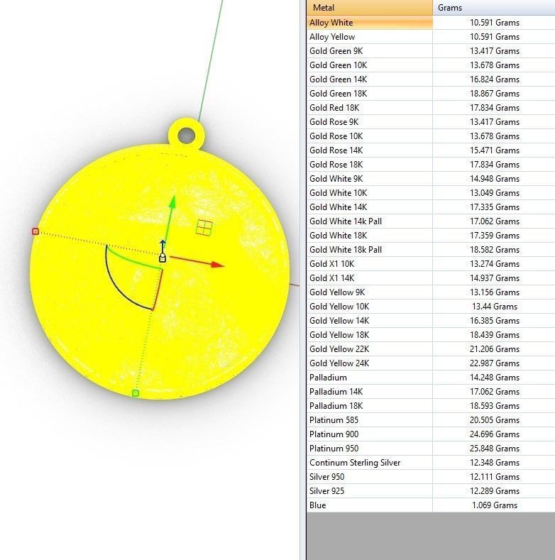 athena goddess pendant 3 versions 3D print model_7