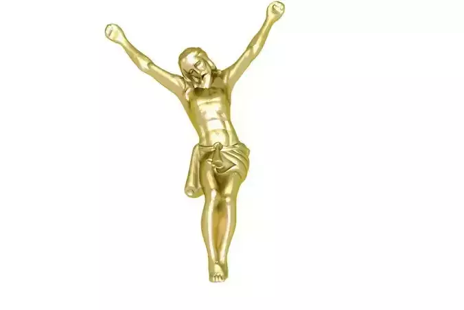 3D Jesus Cross Pendant for Jewelry  1971