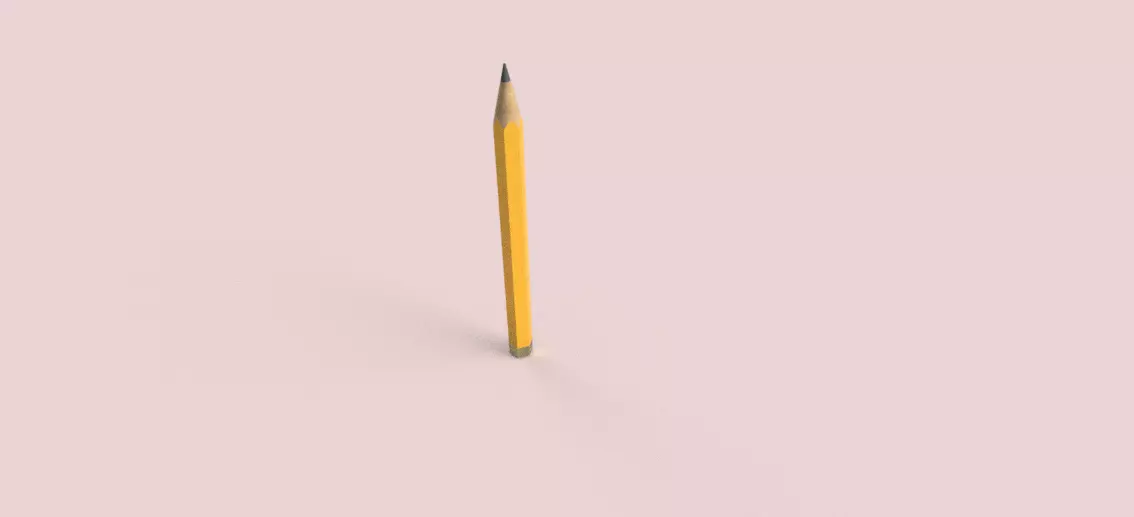 Pencil Modeling 3D model_0