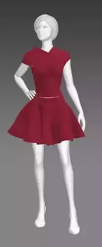 Woman Clothing Pose 520