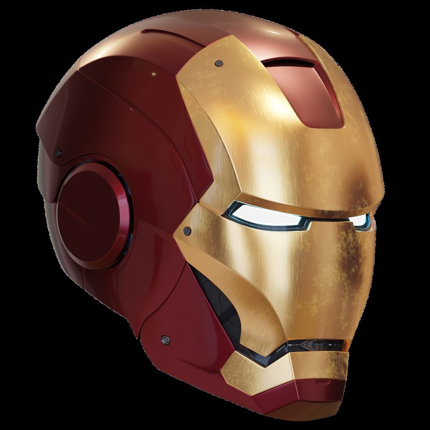 Ironman Mark 7 AND 8 Helmet 3D Printable Model with Inner Detail 3D print model_5