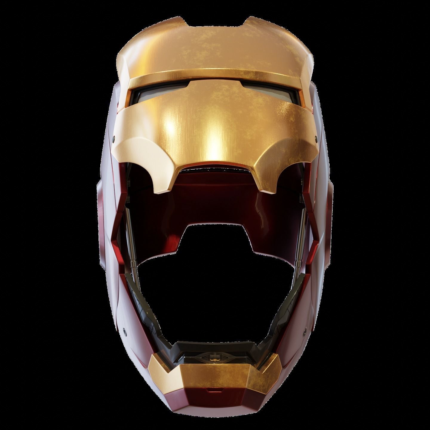Ironman Mark 7 AND 8 Helmet 3D Printable Model with Inner Detail 3D print model_10