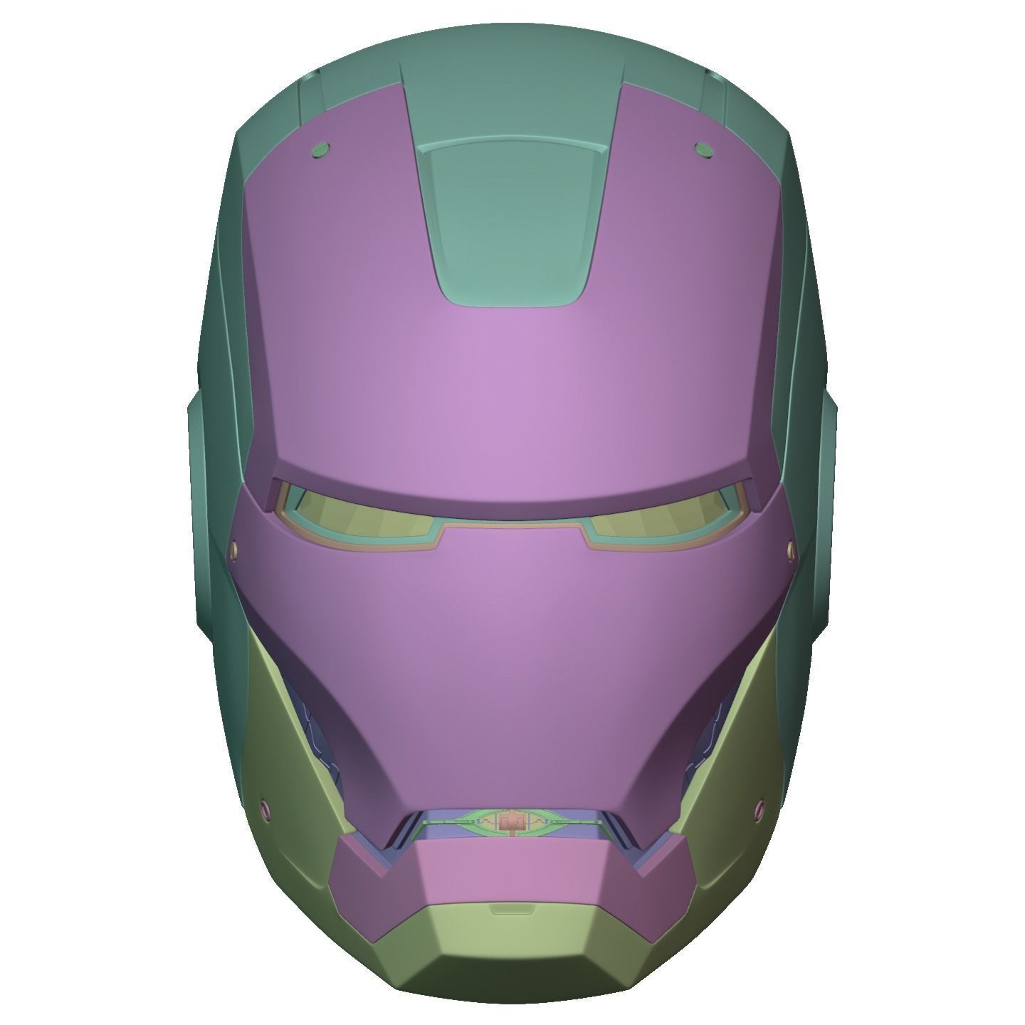 Ironman Mark 7 AND 8 Helmet 3D Printable Model with Inner Detail 3D print model_11