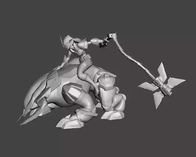 Project Sejuani 3D Model