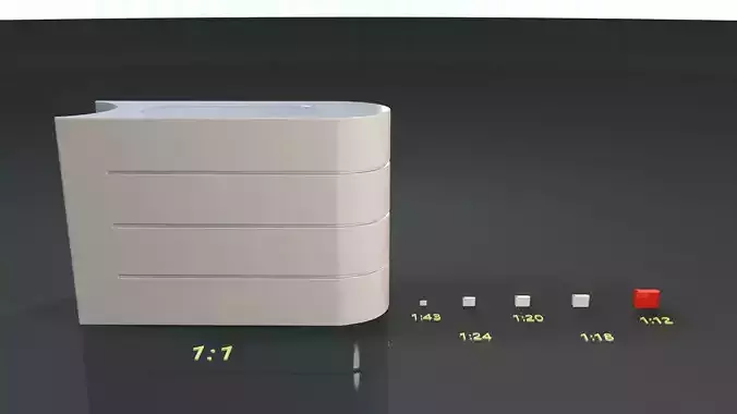 Tecpro Barrier 3D Print 1 is to 12 scale model 3D print model