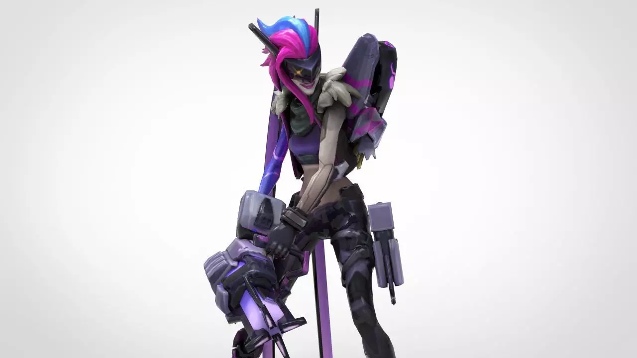 PROJECT Jinx - League of Legends 3D print model_0