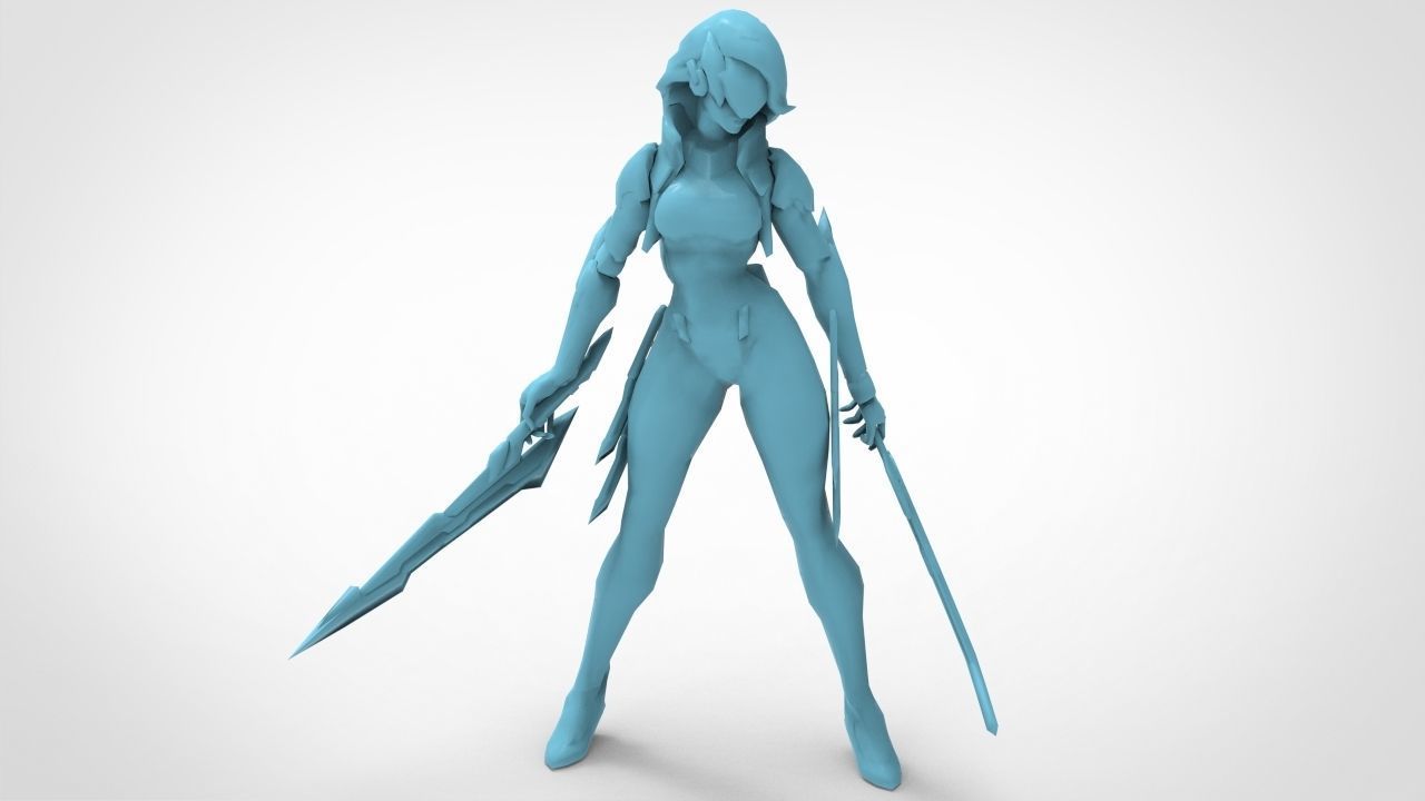 PROJECT Katarina - League of Legends 3D print model_5