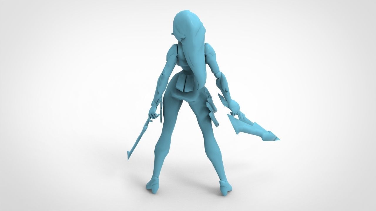 PROJECT Katarina - League of Legends 3D print model_7