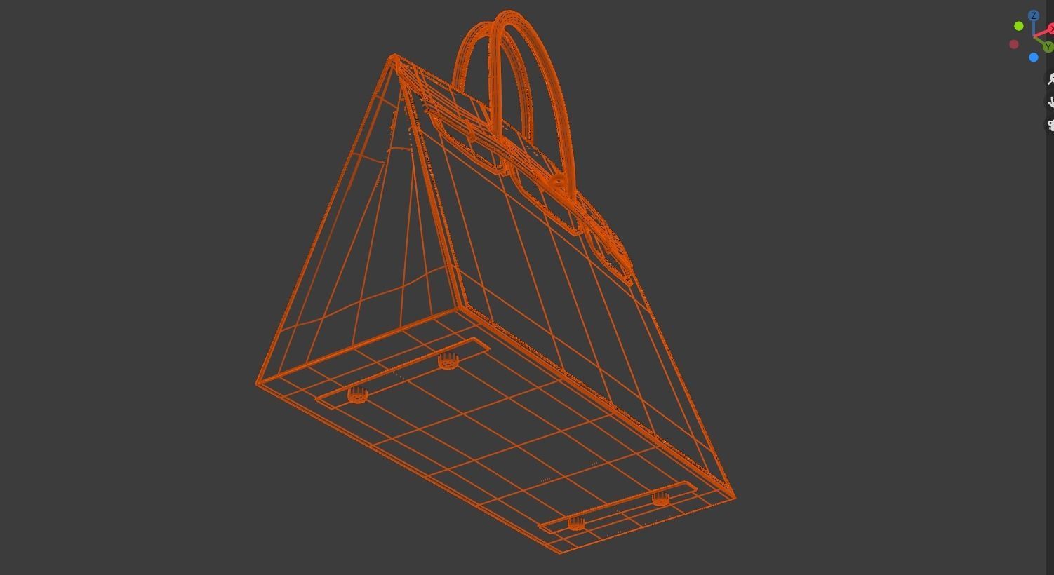 Hermes Birkin 3D model_5