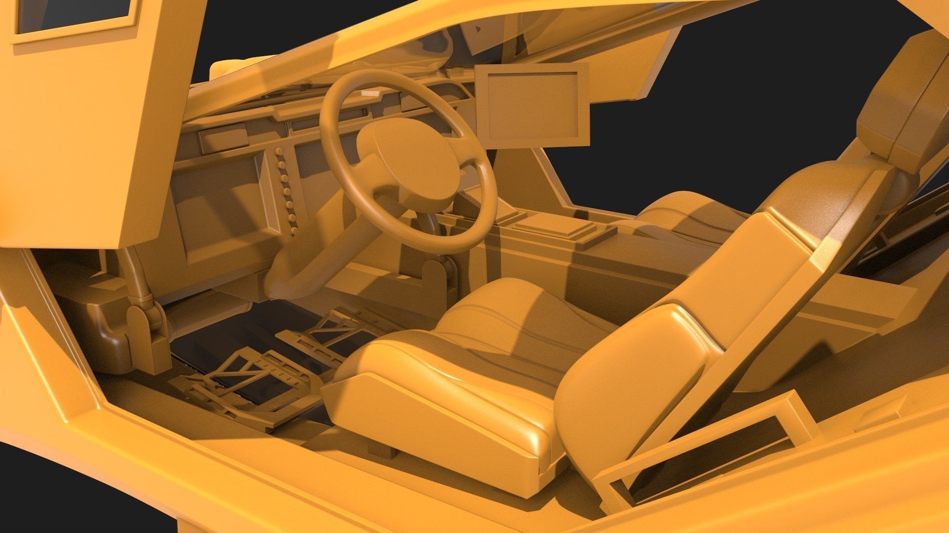 K Spinner - Blade Runner 2049 Fan Art 3D model_2