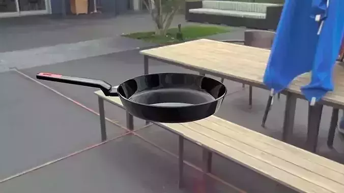 Fry Pan 3D Model