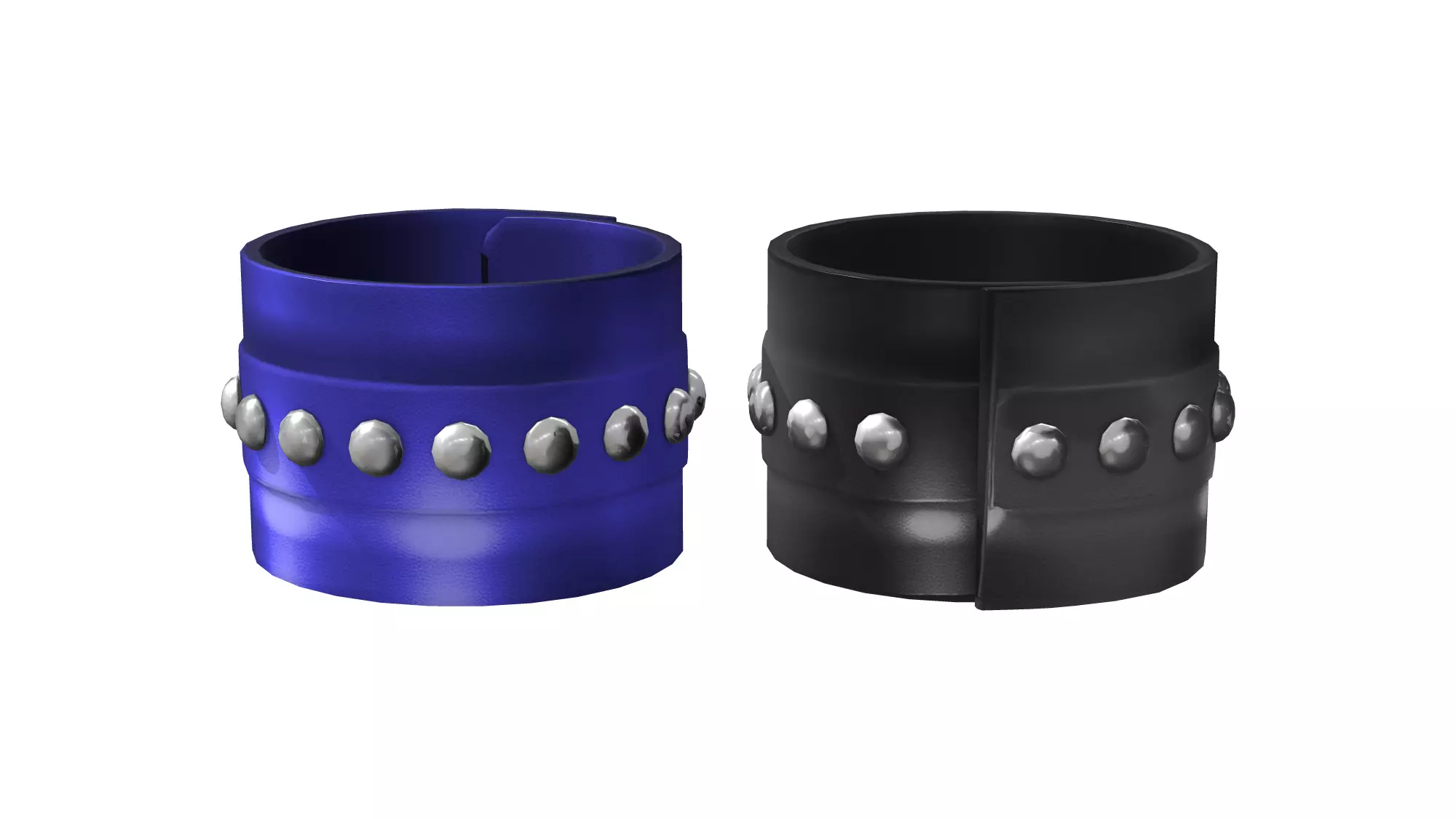Bracelet with Studs Low-poly 3D model