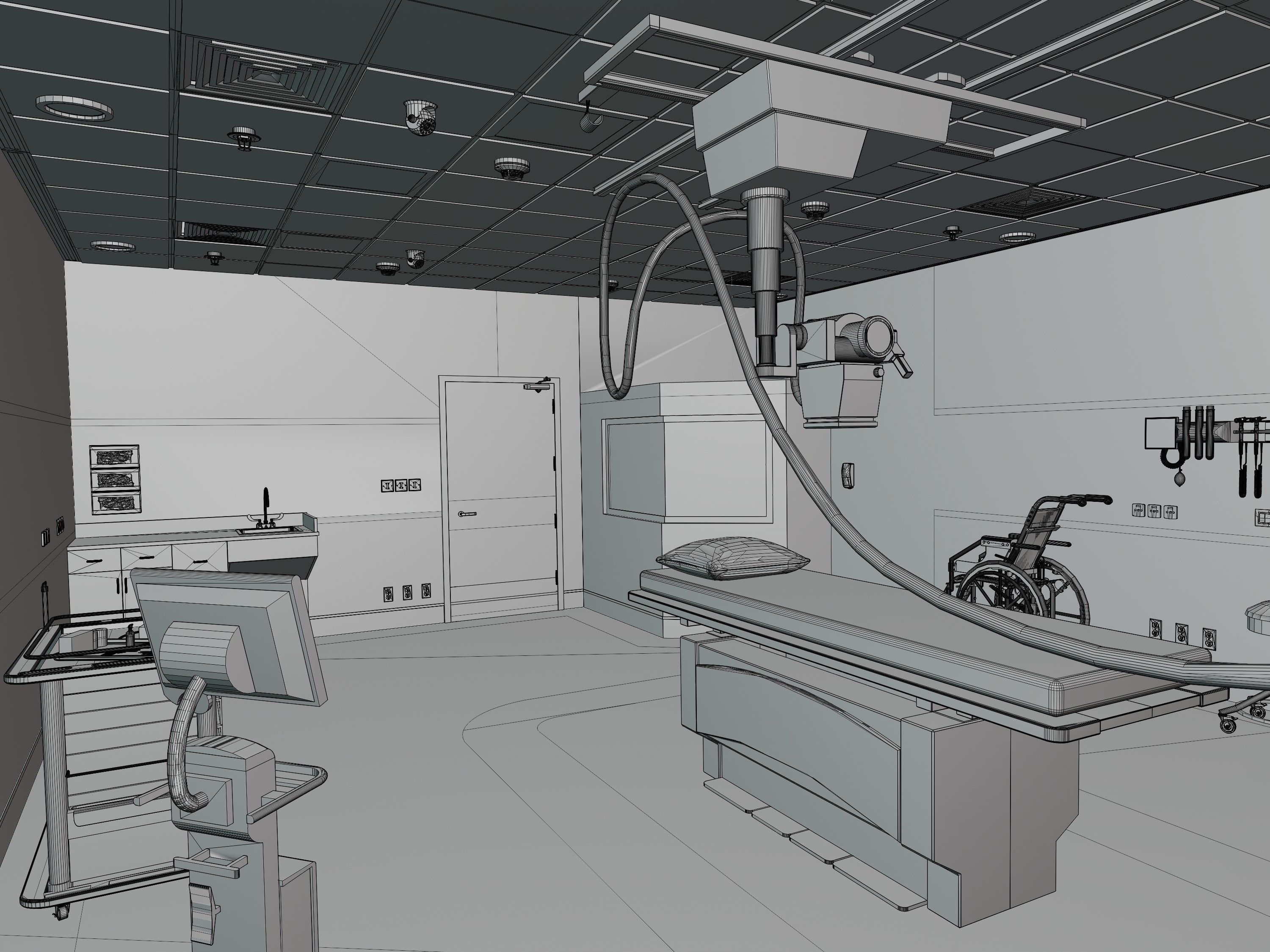 Doctors Office-X-Ray Room 3D model_9