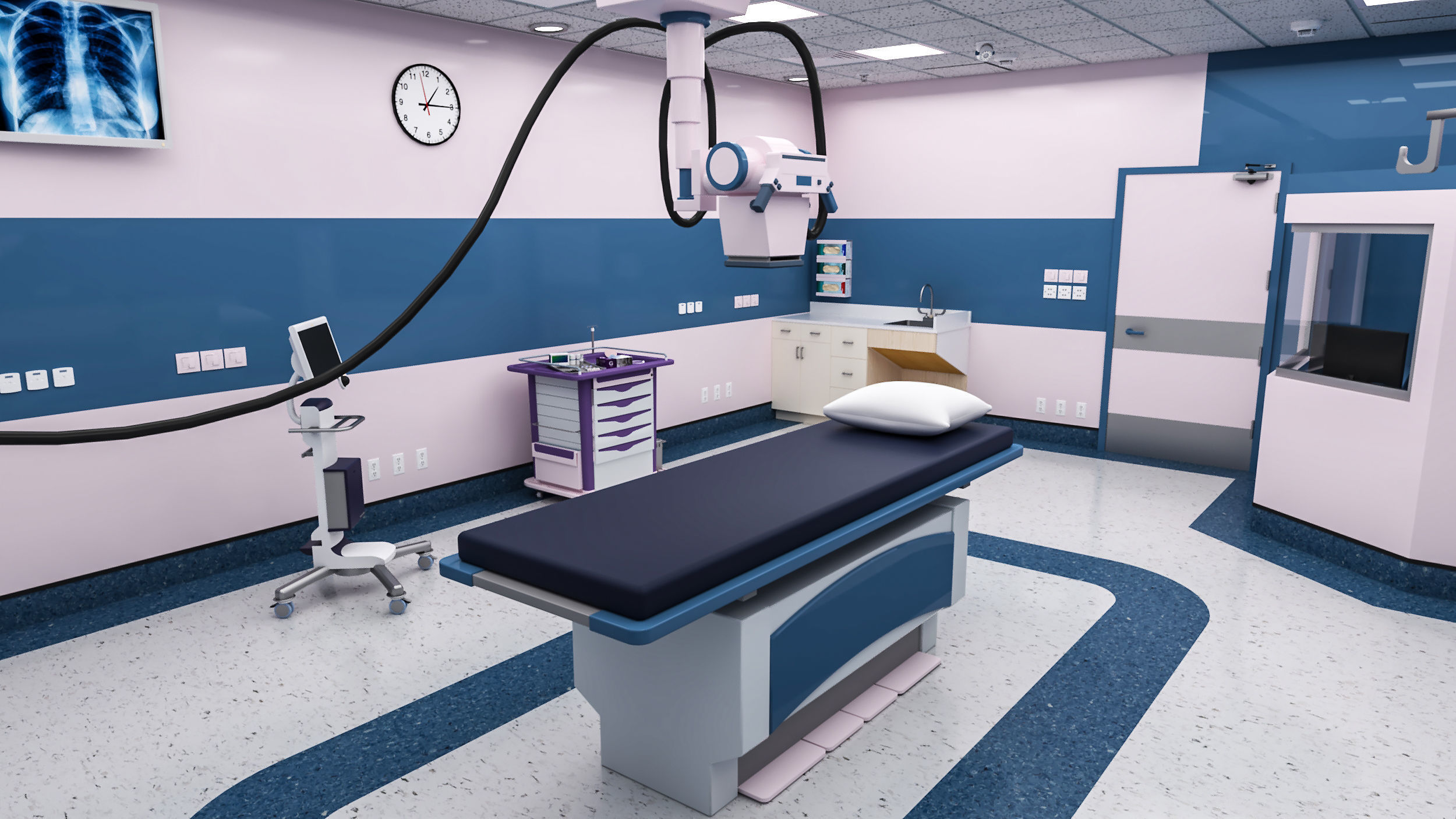 Doctors Office-X-Ray Room 3D model_3
