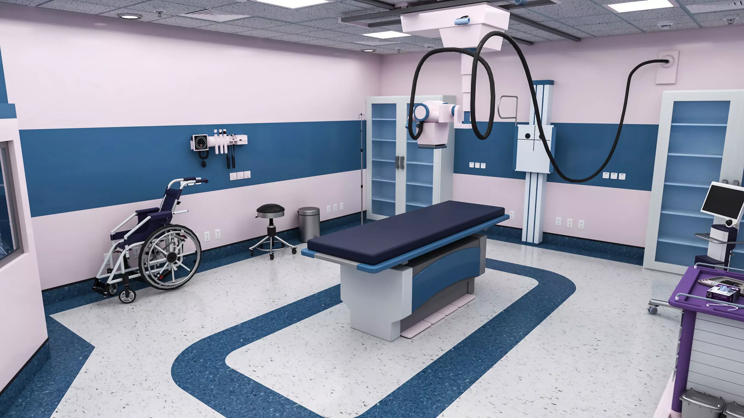 Doctors Office-X-Ray Room 3D model_0