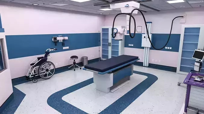 Doctors Office-X-Ray Room 3D model