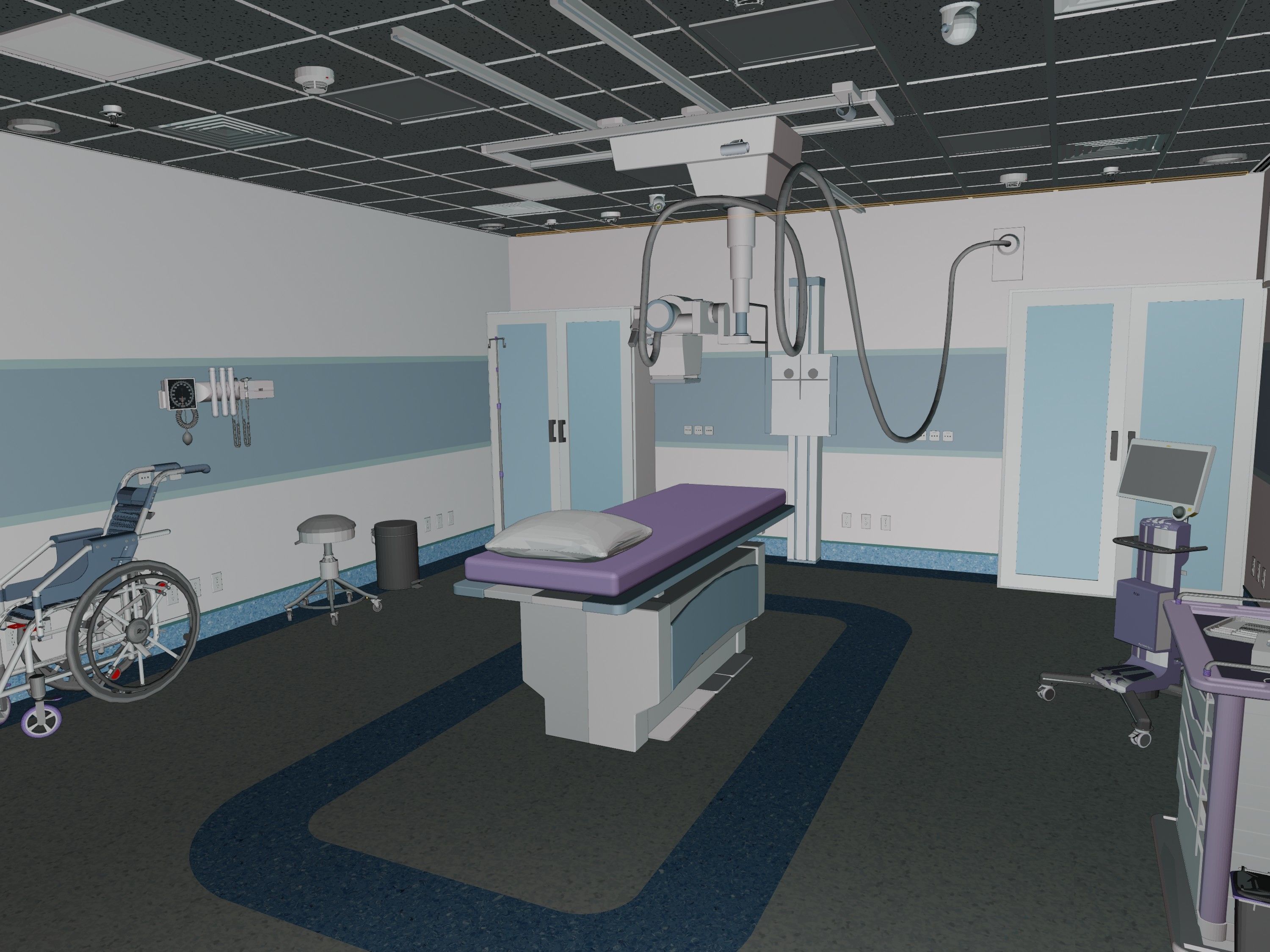 Doctors Office-X-Ray Room 3D model_5