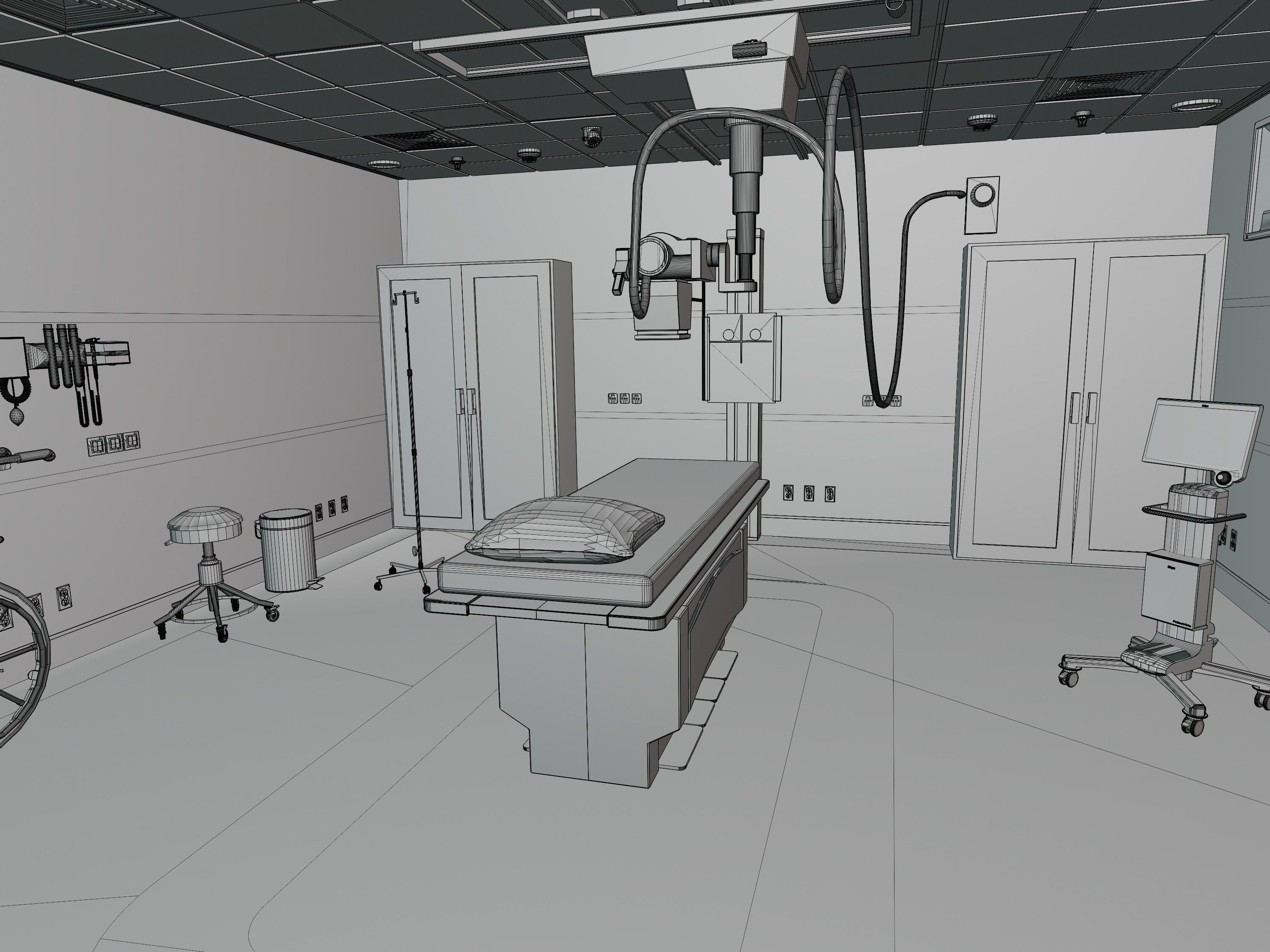Doctors Office-X-Ray Room 3D model_8