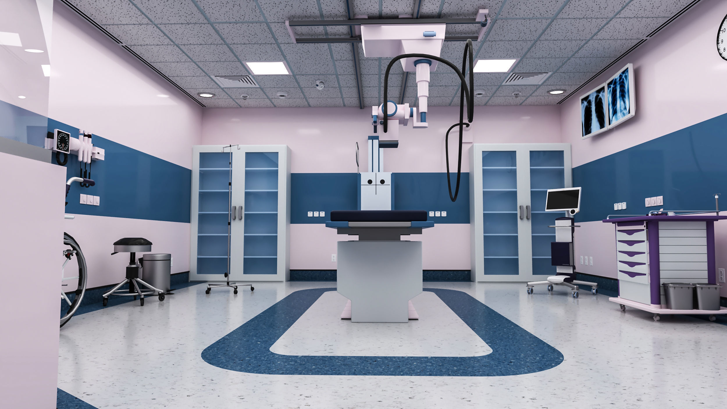 Doctors Office-X-Ray Room 3D model_2