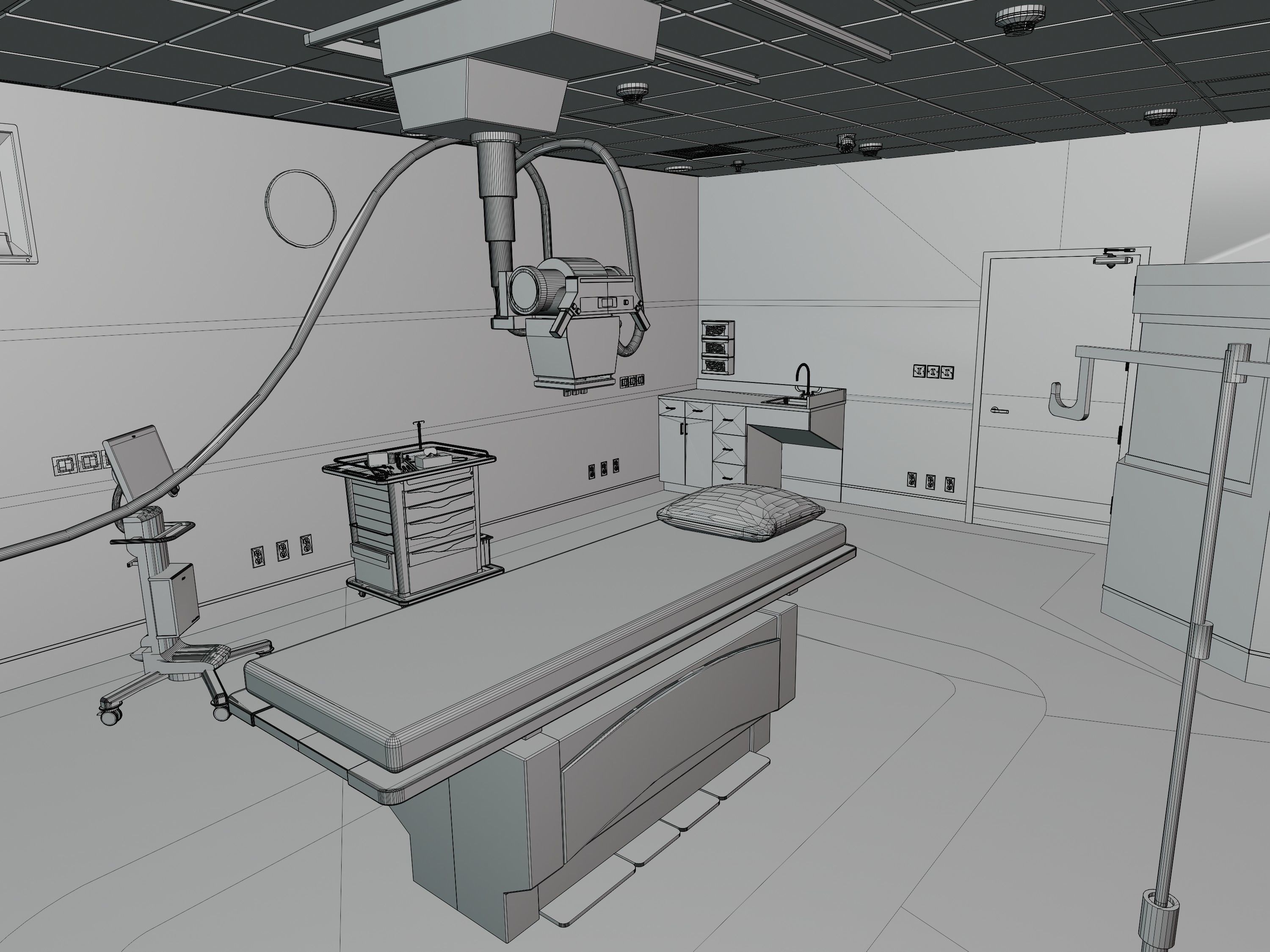 Doctors Office-X-Ray Room 3D model_7