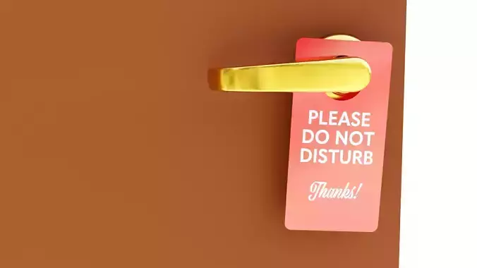 Please Do Not Disturb Door Sign