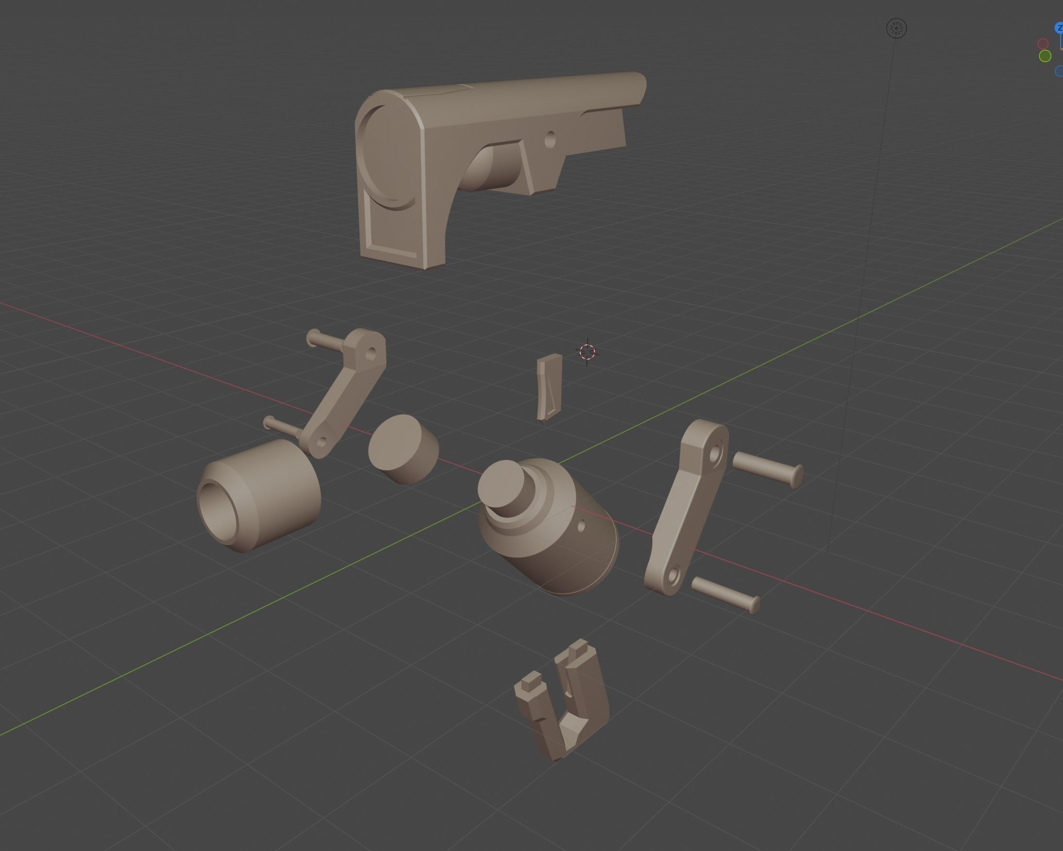 odyssey jinx cosplay zap gun 3D print model_1