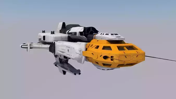 Space vehicle Free 3D model