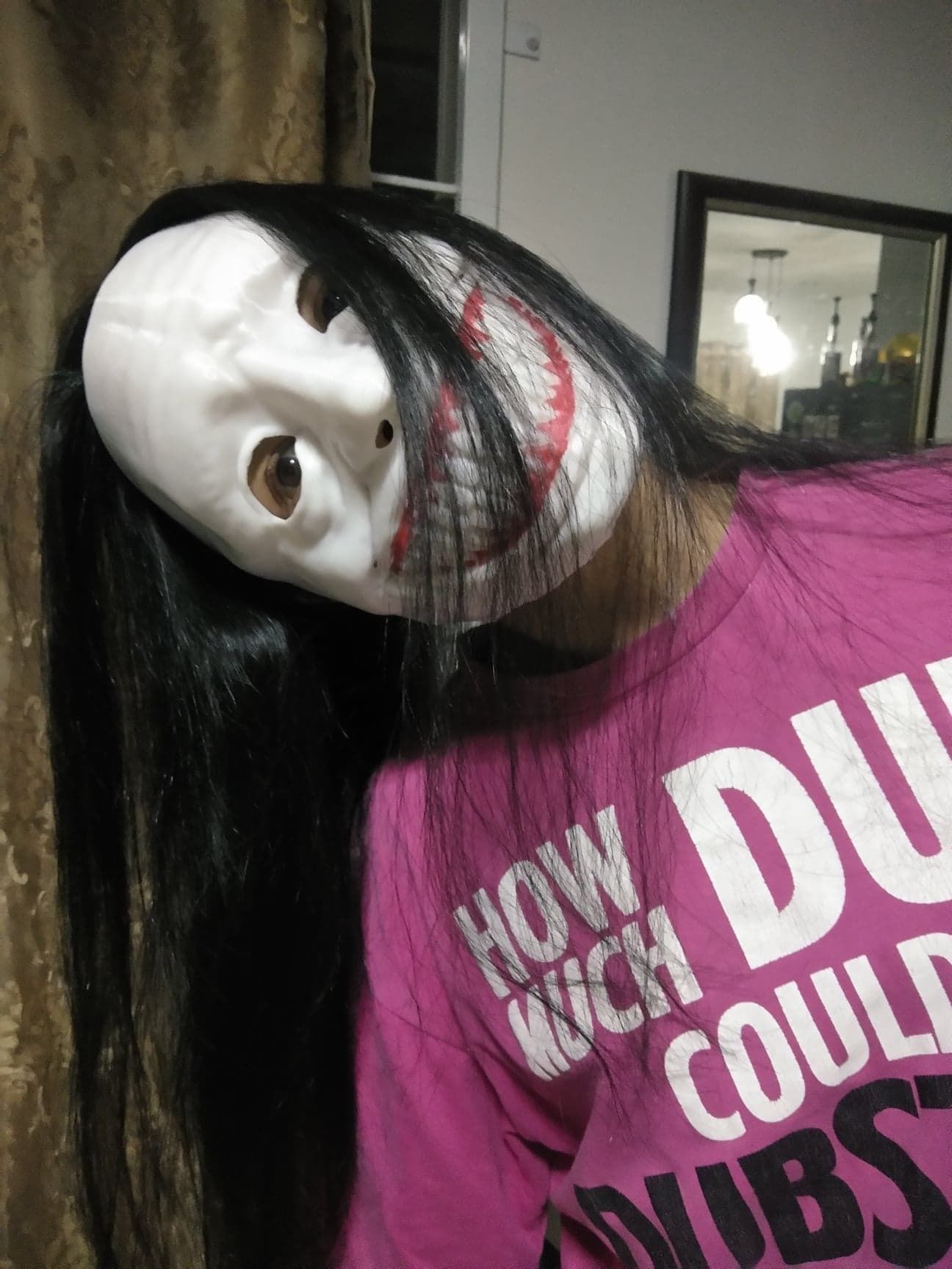 Horror evil mask 3Dprinting file 3D print model_6