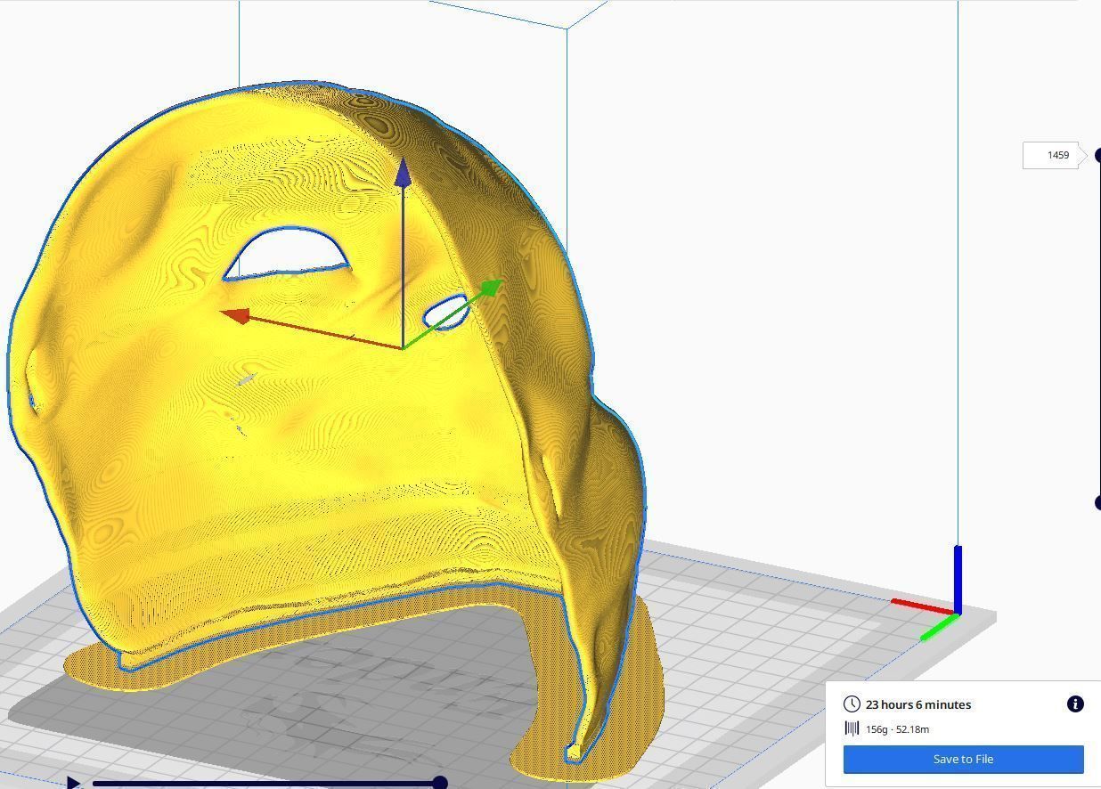 Horror evil mask 3Dprinting file 3D print model_11