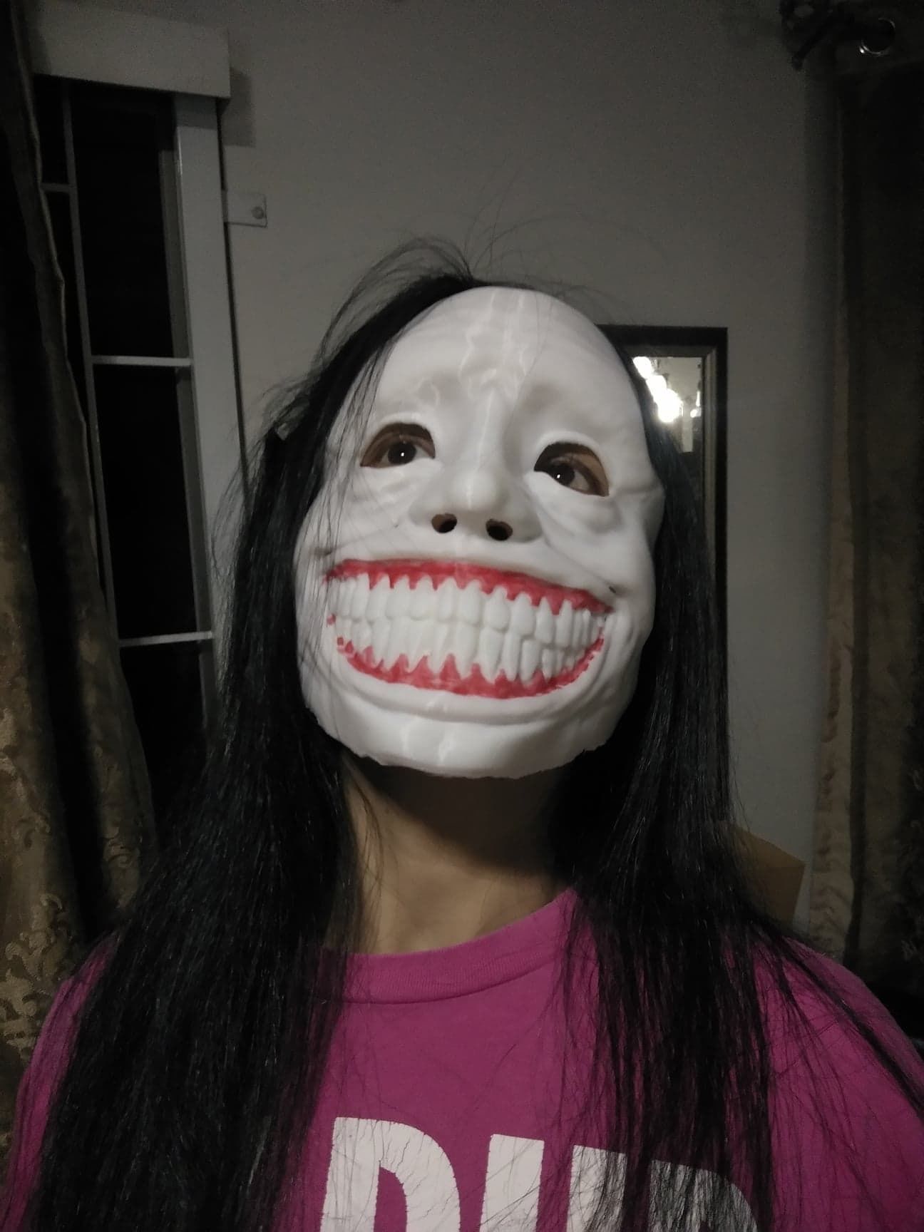 Horror evil mask 3Dprinting file 3D print model_4