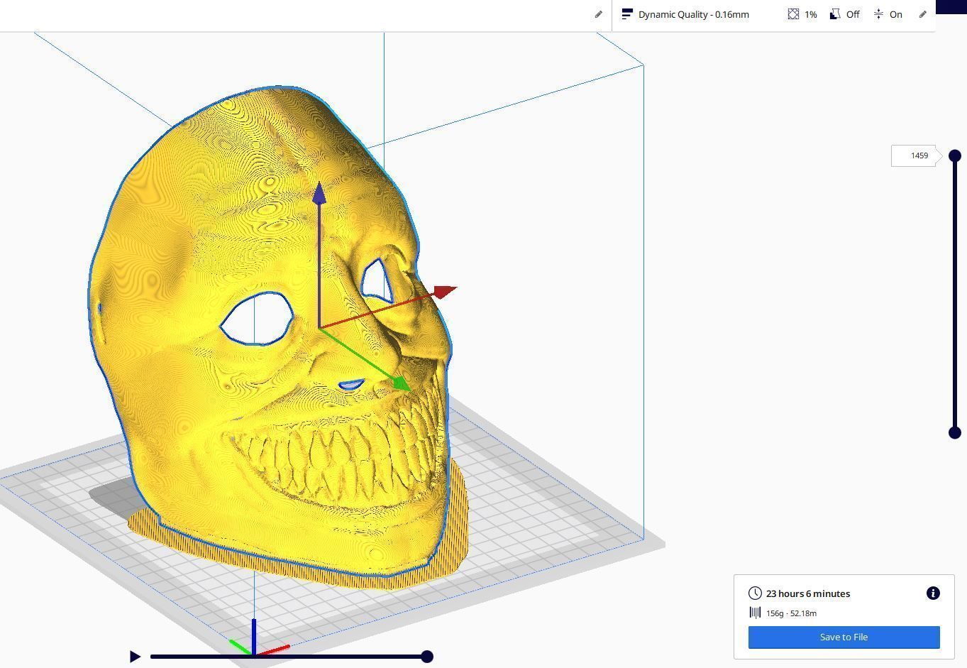 Horror evil mask 3Dprinting file 3D print model_9