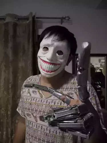 Horror evil mask 3Dprinting file