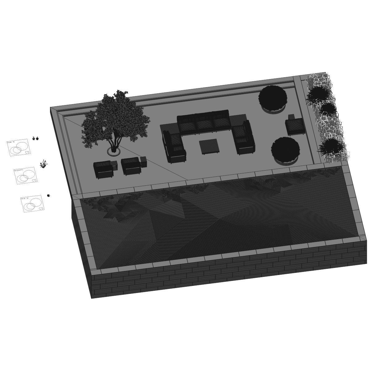 Swimming Pool 13-16m 3D model_5