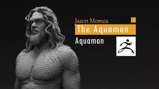 jason Momoa - The Aquaman - Arthur Curry - Aquaman  3D print model