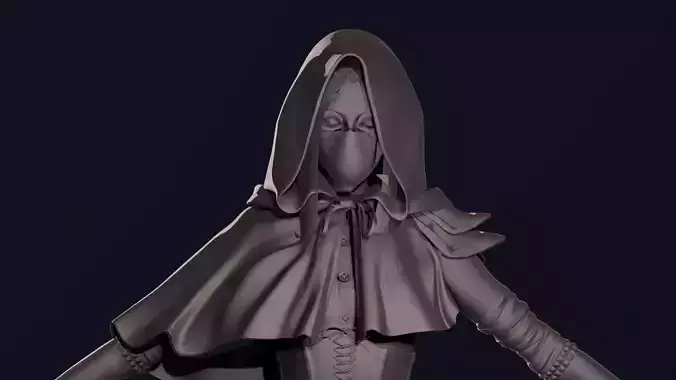 Girl Assassin - Base Mesh