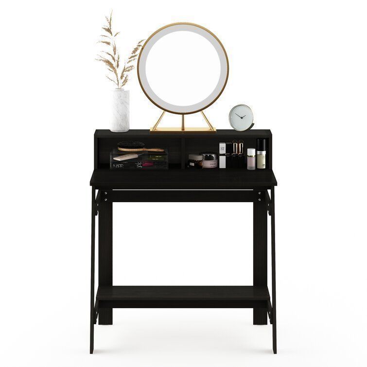 Annie Secretary Desk with Hutch - 2 Colour 3D model_8