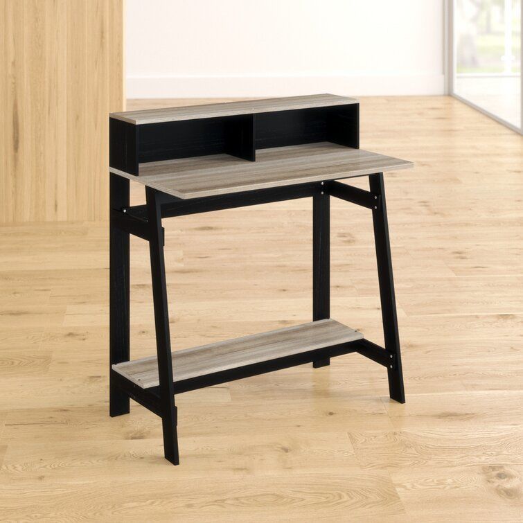 Annie Secretary Desk with Hutch - 2 Colour 3D model_21