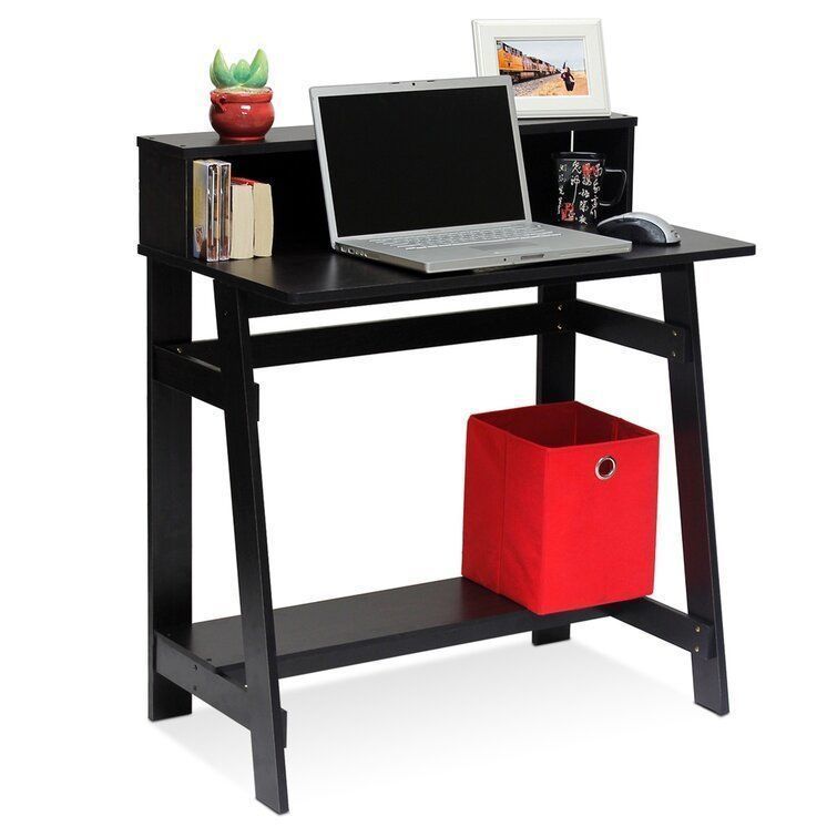 Annie Secretary Desk with Hutch - 2 Colour 3D model_6