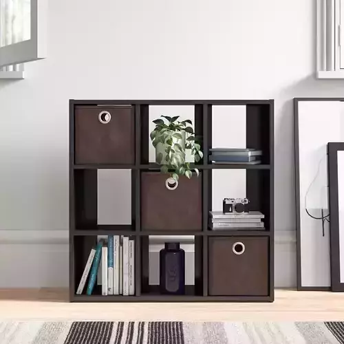 Annie Cube Bookcase with Bins 3D model