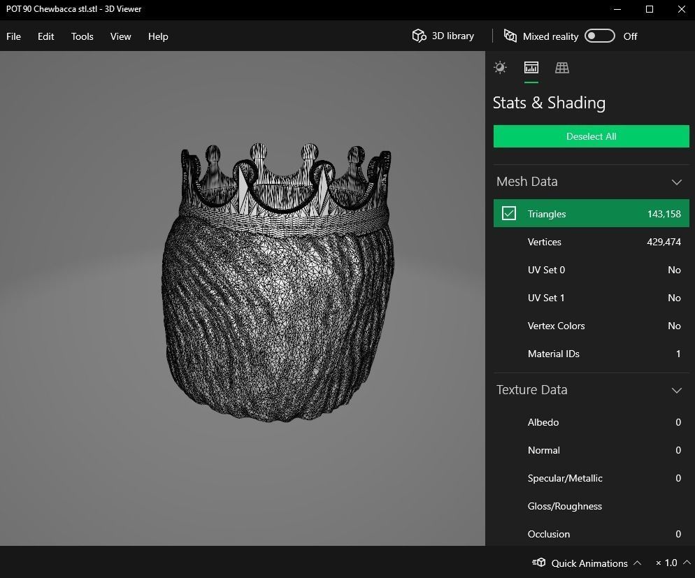 plant pot holder 90 Chewbacca 3D print model_14